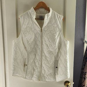 White Puffy Vest